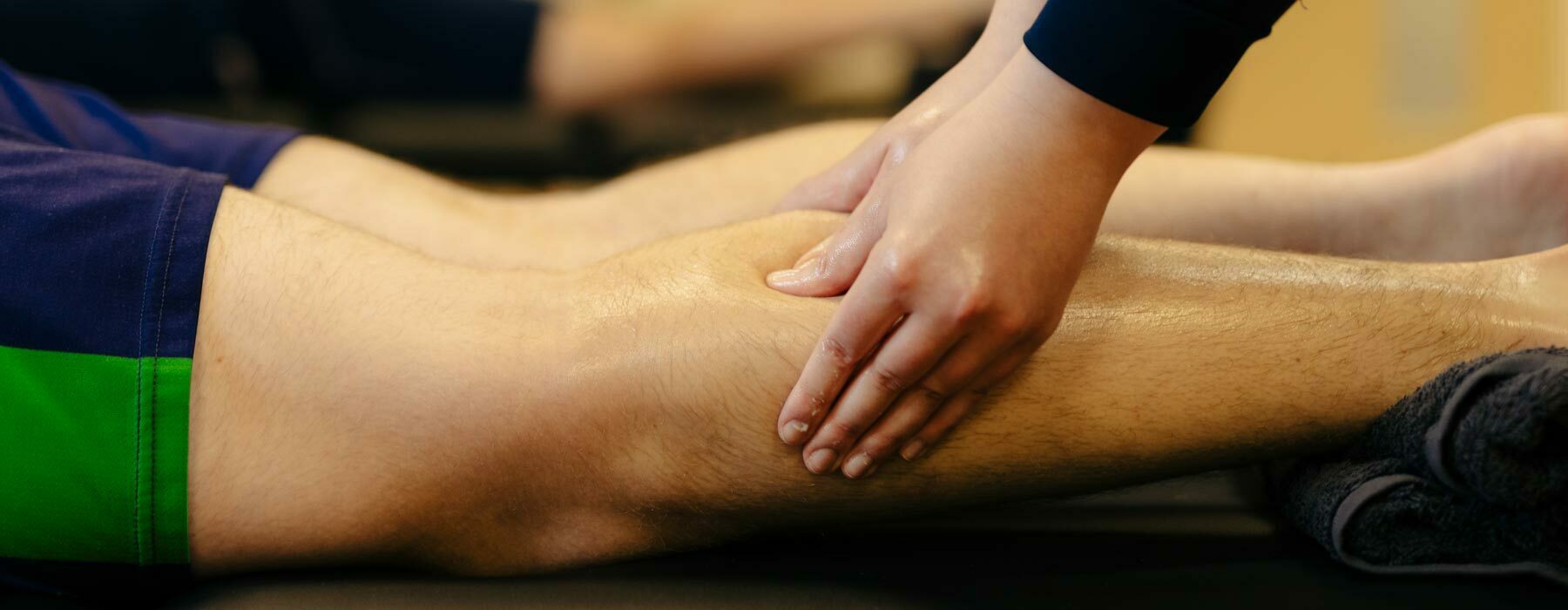 Academy athlete sports massage