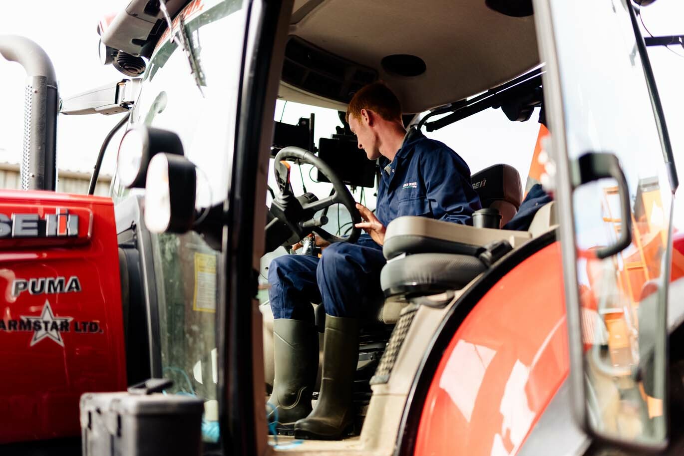 Apprenticeships image 1 Agriculture apprentice in tractor