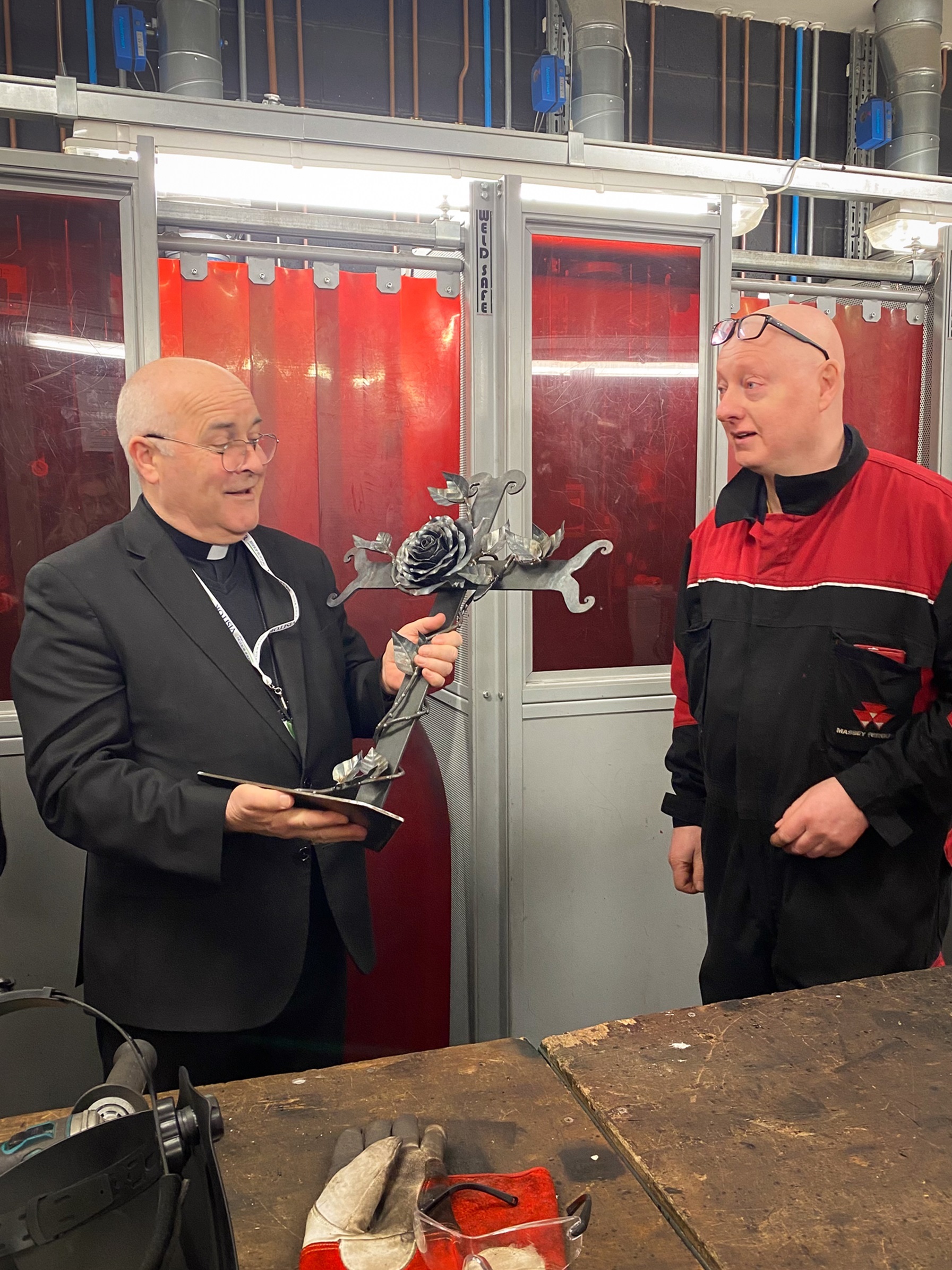 Archbishop Stephen at Bishop Burton College