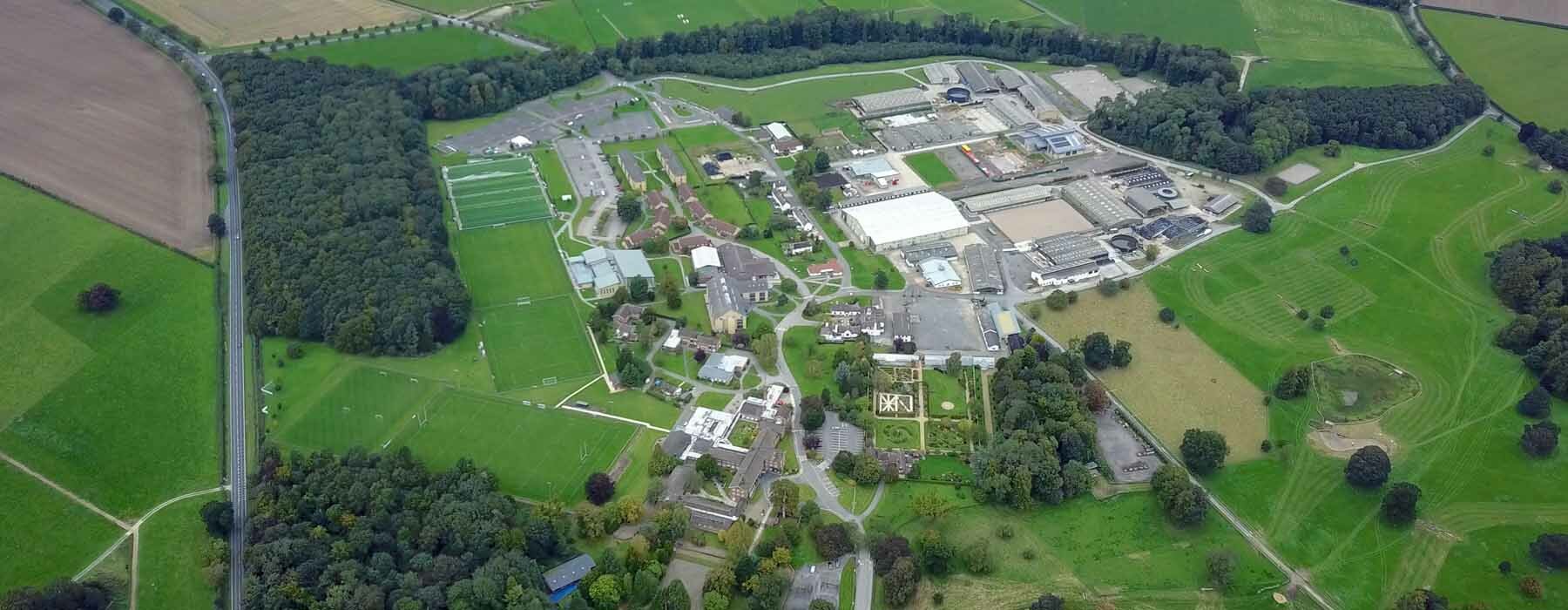 Aerial View of the Bishop Burton College Campus