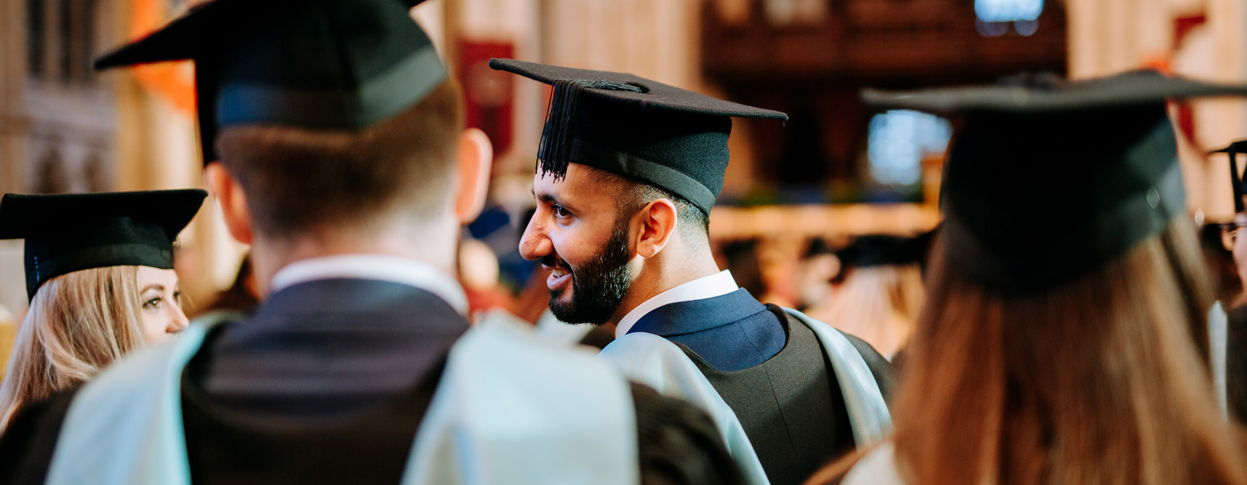 University Centre Bishop Burton graduate smiling